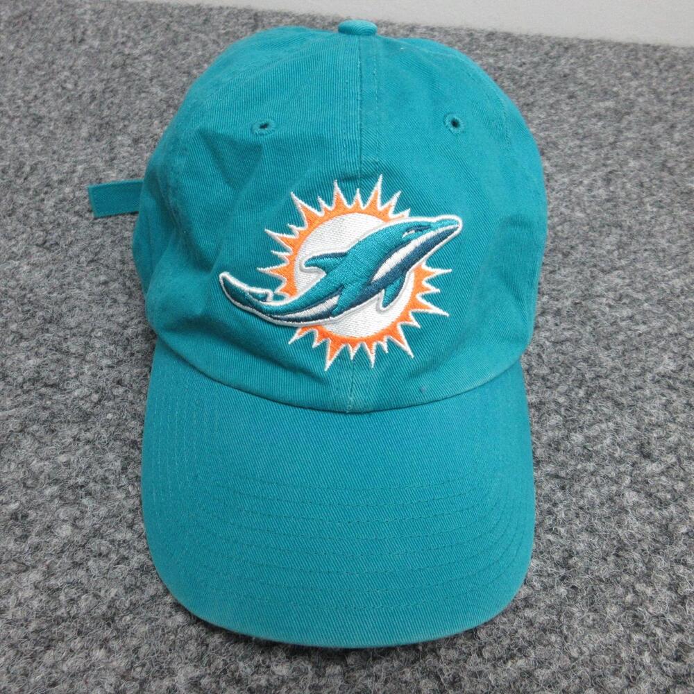 Miami Dolphins Hat Cap Strap Back Mens One Size Green NFL Football Dad Cap